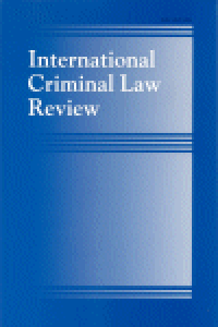 Image of INTERNATIONAL CRIMINAL LAW REVIEW, VOL. 11, ISSUE 1, 2011