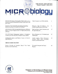 Image of MICROBIOLOGY INDONESIA, VOL. 9, NO. 1, MARCH 2015