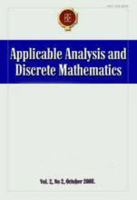 Image of Applicable Analysis and Discrete Mathematics