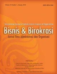 Image of BISNIS & BIROKRASI : Jurnal Ilmu Administrasi dan Organisasi