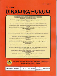Image of JURNAL DINAMIKA HUKUM