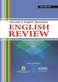 Image of ENGLISH REVIEW: JOURNAL OF ENGLISH EDUCATION