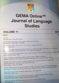 Image of GEMA Online Journal of Language Studies