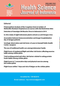 Image of HEALTH SCIENCE JOURNAL OF INDONESIA