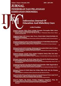 Image of JURNAL PENDIDIKAN DAN PELAYANAN KEBIDANAN INDONESIA