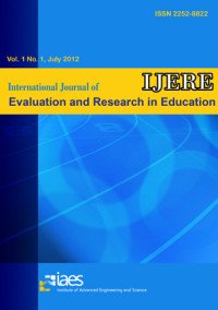 Image of INTERNATIONAL JOURNAL OF EVALUATION AND RESEARCH IN EDUCATION