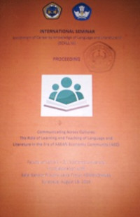 Image of INTERNATIONAL SEMINAR : ENRICHMENT OF CAREER BY KNOWLEDGE OF LANGUAGE AND LITERATURE IV (ECKLL IV)