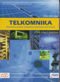 Image of TELKOMNIKA : TELECOMMUNICATION,COMPUTING,ELECTRONICS AND CONTROL, VOL. 14, NO. 2, JUNE 2016