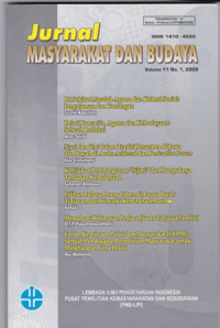 Image of JURNAL MASYARAKAT DAN BUDAYA, Vol.11, No.1, 2009