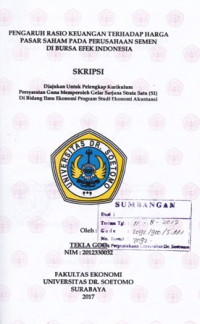 Image of PENGARUH RASIO KEUANGAN TERHADAP HARGA PASAR SAHAM PADA PERUSHANAAN SEMEN DI BURSA EFEK INDONESIA