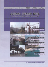 Image of JURNAL TEKNIK SIPIL: JURNAL TEORITIS DAN TERAPAN BIDANG REKAYASA SIPIL, VOL.24, NO.2, AGUSTUS 2017