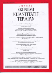 Image of JURNAL EKONOMI KUANTITATIF TERAPAN, VOL. 10, NO. 1, FEBRUARI 2017