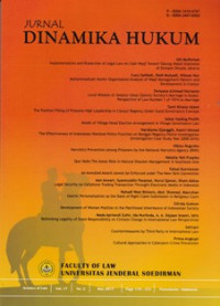Image of JURNAL DINAMIKA HUKUM, VOL.17. NO.2, MAY 2017