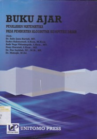 Image of BUKU AJAR PENALARAN PADA PEMBUATAN ALGORITMA KOMPUTASI DASAR