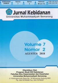 Image of JURNAL KEBIDANAN, VOLUME 7, NO 2, AGUSTUS 2018
