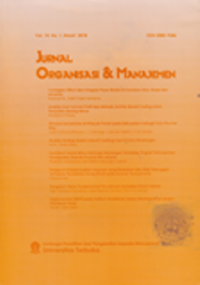 Image of JURNAL ORGANISASI & MANAJEMEN VOL.14 NO. 1 MARET 2018