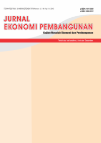 Image of JURNAL EKONOMI PEMBANGUNAN : KAJIAN MASALAH EKONOMI DAN PEMBANGUNAN