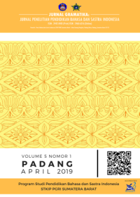Image of JURNAL GRAMATIKA: JURNAL PENELITIAN PENDIDIKAN BAHASA DAN SASTRA INDONESIA