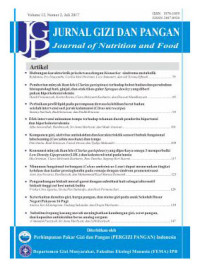 Image of JURNAL GIZI DAN PANGAN