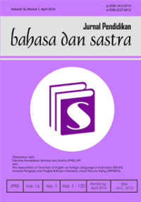 Image of JURNAL PENDIDIKAN BAHASA DAN SASTRA