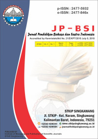 Image of JP-BSI (JURNAL PENDIDIKAN BAHASA DAN SASTRA INDONESIA)