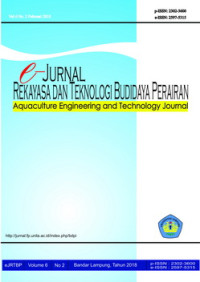 Image of E-JURNAL REKAYASA DAN TEKNOLOGI BUDIDAYA PERAIRAN: AQUACULTURE ENGINEERING AND TECHNOLOGY JOURNAL