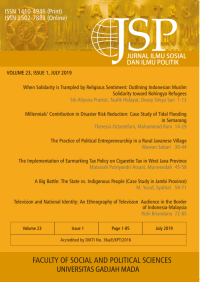 Image of JSP (JURNAL ILMU SOSIAL DAN ILMU POLITIK)