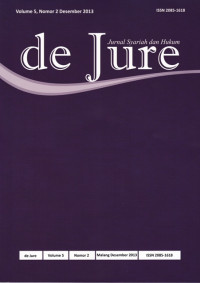 Image of JURNAL PENELITIAN HUKUM DE JURE