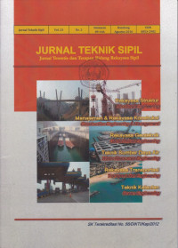 Image of JURNAL TEKNIK SIPIL: JURNAL TEORITIS DAN TERAPAN BIDANG REKAYASA SIPIL , VOL.23, NO.2, AGUSTUS 2016