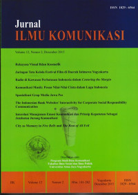 Image of JURNAL ILMU KOMUNIKASI UAJ, VOL.12, NO.2, DESEMBER 2015