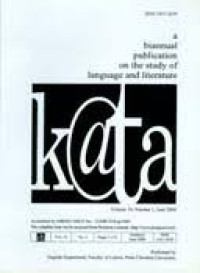 Image of KATA : A BIANNUAL PUBLICATION ON THE STUDY OF LANGUAGE AND LITERATURE