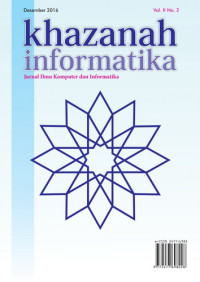 Image of KHAZANAH INFORMATIKA : JURNAL ILMU KOMPUTER DAN INFORMATIKA