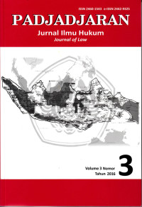 Image of PADJAJARAN : JURNAL ILMU HUKUM (JOURNAL OF LAW)