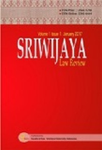 Image of SRIWIJAYA LAW REVIEW