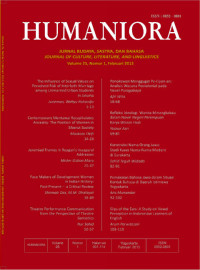 Image of HUMANIORA : JURNAL BUDAYA, SASTRA, DAN BAHASA, VOL. 24, NO. 3, OKTOBER 2012