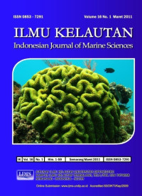 Image of ILMU KELAUTAN : INDONESIAN JOURNAL OF MARINE SCIENCES, VOL. 20. NO. 3. SEPTEMBER 2015