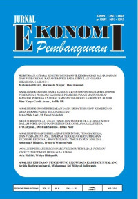 Image of JURNAL EKONOMI PEMBANGUNAN