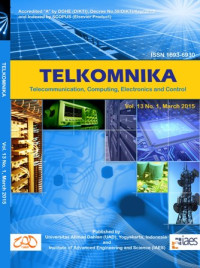 Image of TELKOMNIKA : TELECOMMUNICATION,COMPUTING,ELECTRONICS AND CONTROL, VOL.13 NO.1, MARCH 2015